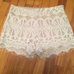 Lace shorts